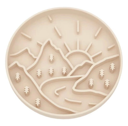Mountain View Slow Feeder – Neutral Sand
